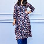 Floral Navy