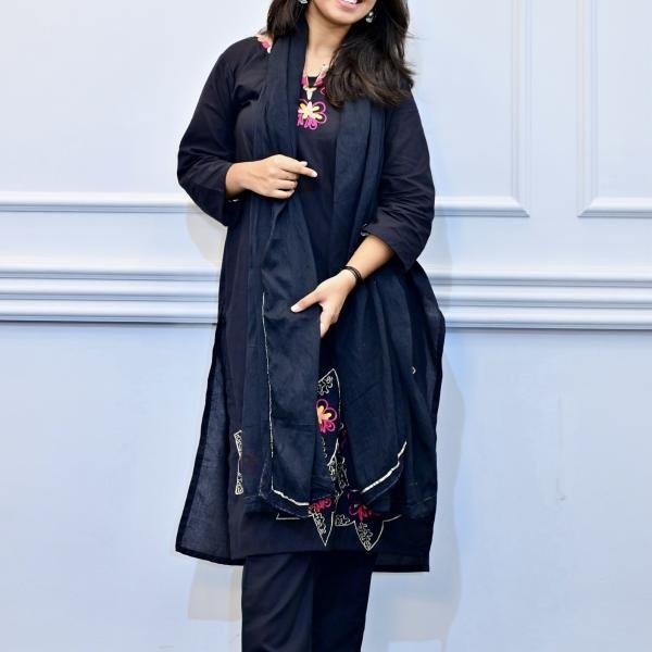 Floral Black