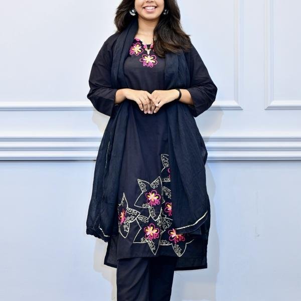 Floral Black