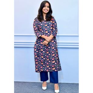 Floral Navy